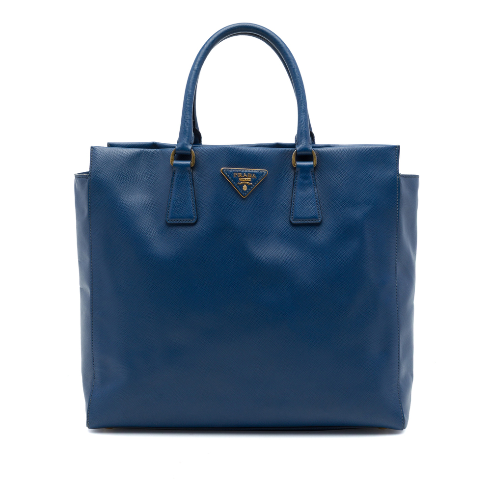 Pre-Loved Prada Saffiano Lux Open Convertible Tote